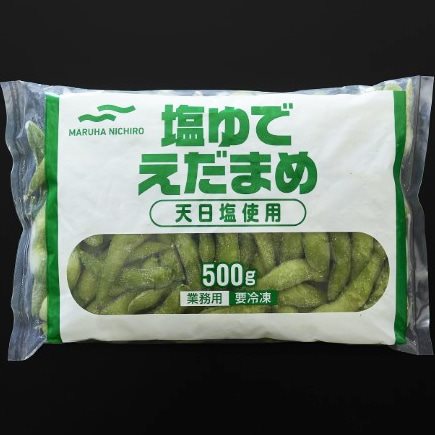 【冷凍】塩ゆで枝豆(天日塩使用) 台湾産 500Ｇ