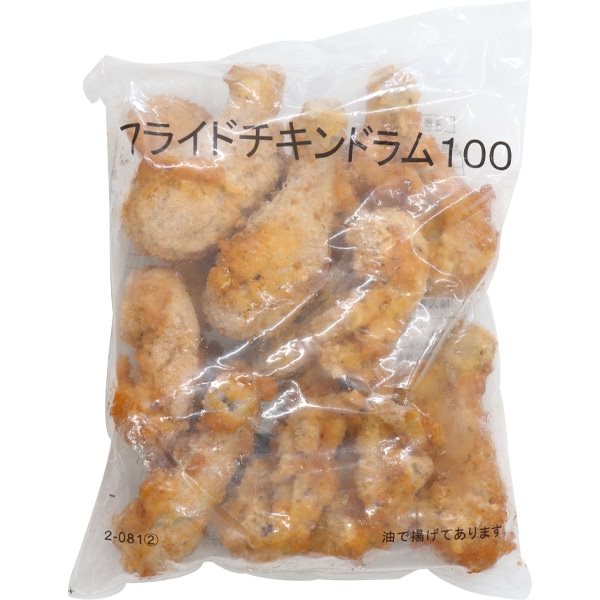 【冷凍】フライドチキンドラム (10本入り) 約100G