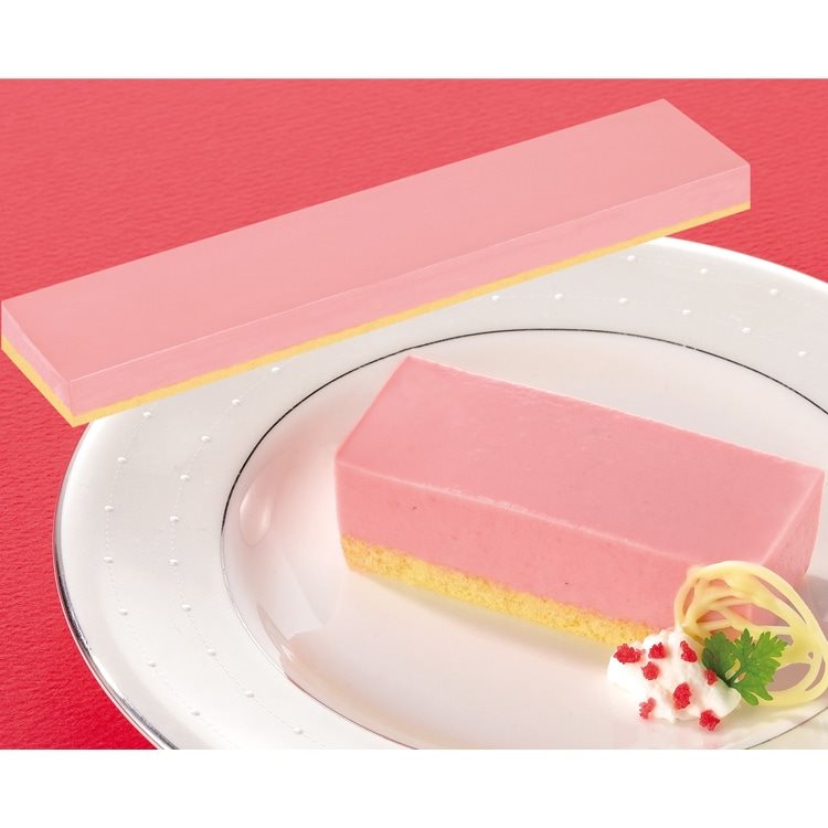 【冷凍】FCケーキ レアーストロベリー(栃木県産とちおとめ果汁使用) 430G