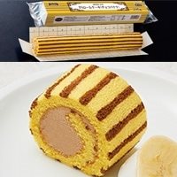 【冷凍】PSロールケーキ チョコバナナ 200Ｇ