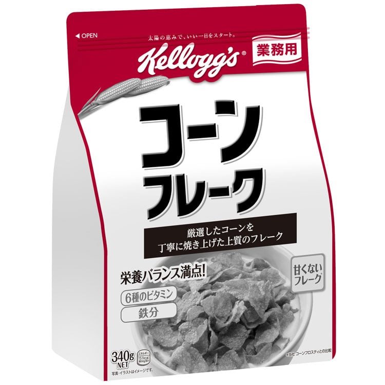 【常温】日本ケロッグ) 業務用コーンフレーク 340G