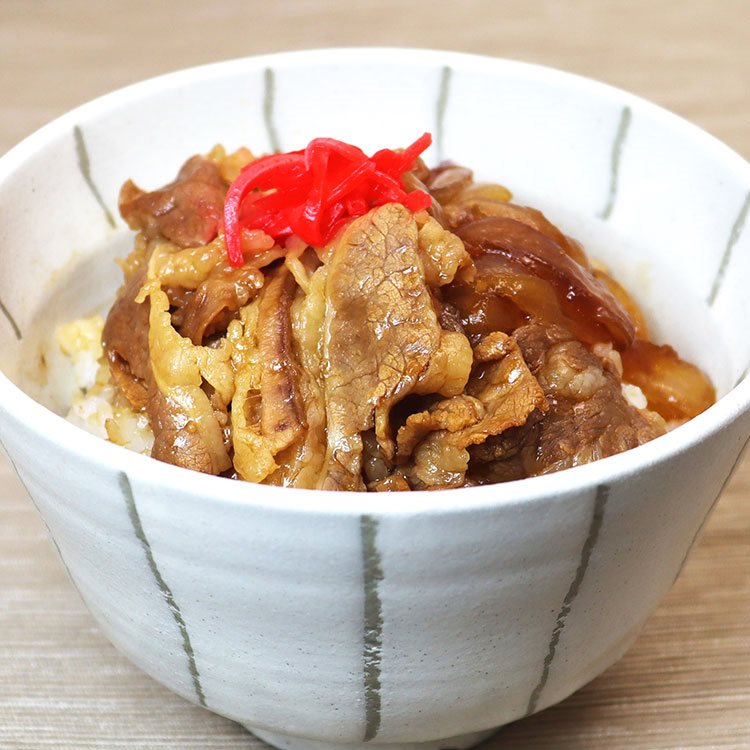 【冷凍】デリカ牛丼の具 125G　5食入