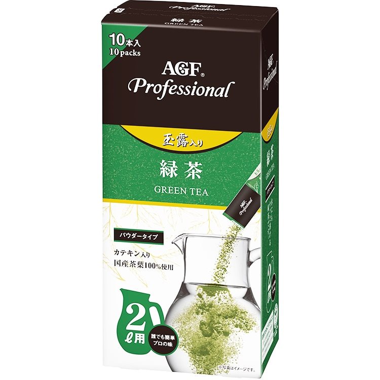 【常温】AGFプロフェッショナル 玉露入り緑茶2L用 11.5G　10食入