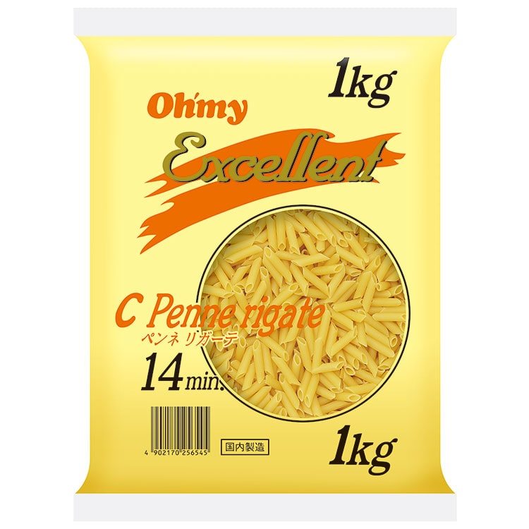 【常温】オーマイエクセレントCペンネリガーテ 1KG
