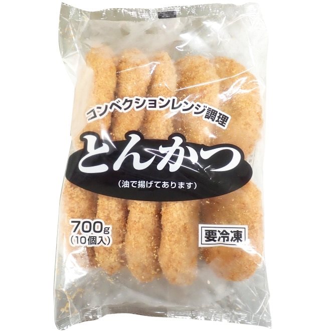 【冷凍】コンベクションレンジ調理とんかつ 70G　10食入
