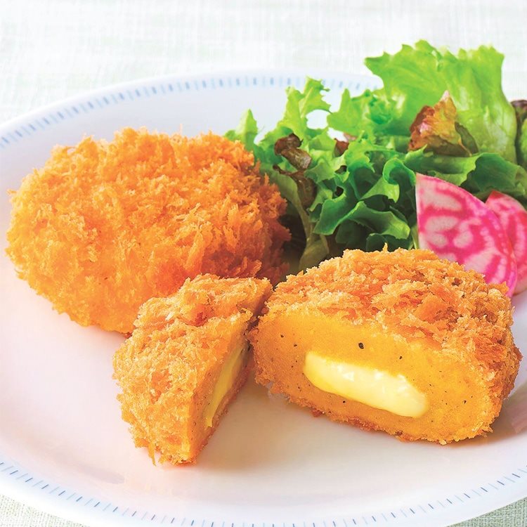 【冷凍】北海道かぼちゃとチーズソースの包み揚げ 75G　20食入