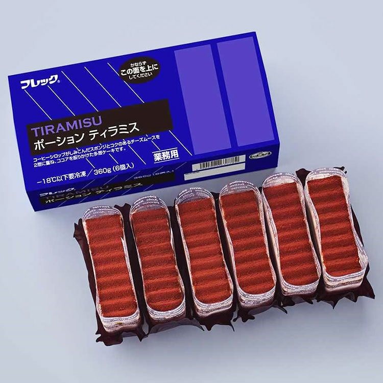 【冷凍】ポーション ティラミス 約60G　6食入