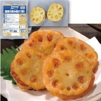 【冷凍】蓮根の挾み揚げ(鶏) 約28G　30食入