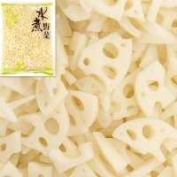 【冷蔵】水煮レンコン1/4薄切(ちらし) 1KG