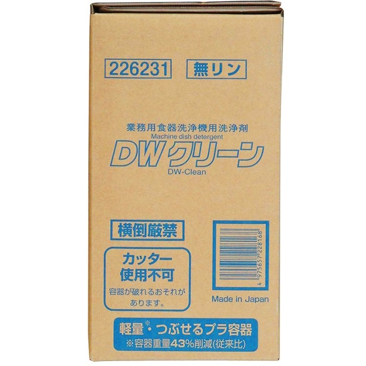 【在庫限】DWクリーン(洗浄機洗剤) 12KG