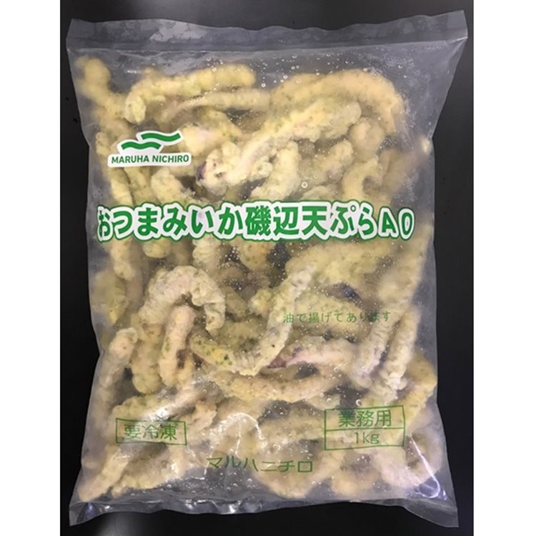 【冷凍】おつまみいか磯辺天ぷらAO 1KG