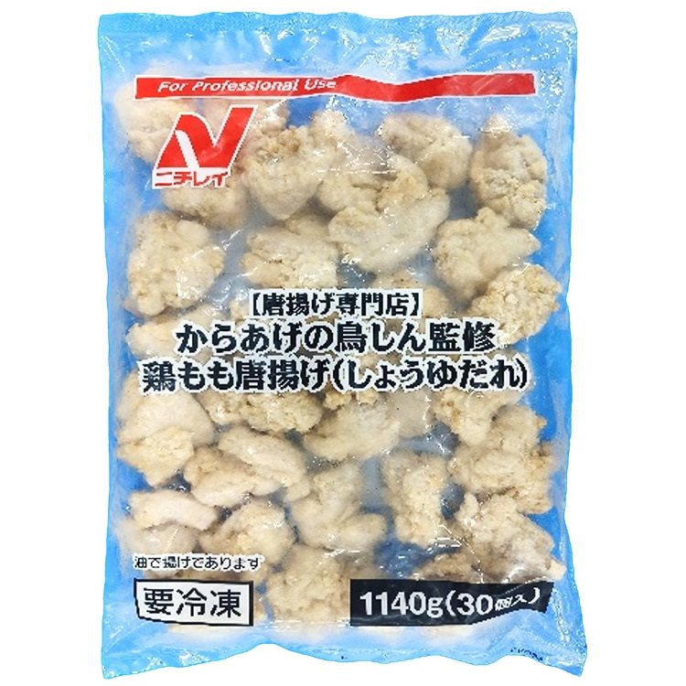 【冷凍】鳥しん監修鶏もも唐揚げしょうゆだれ 1140G