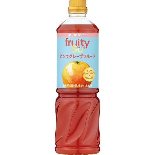 【常温】業務用フルーティスりんご酢ピンクグレープフルーツ 1L