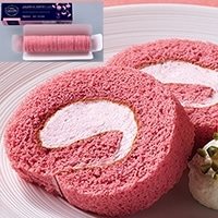 【冷凍】カット済みケーキ ふわとけロール ストロベリー 170G