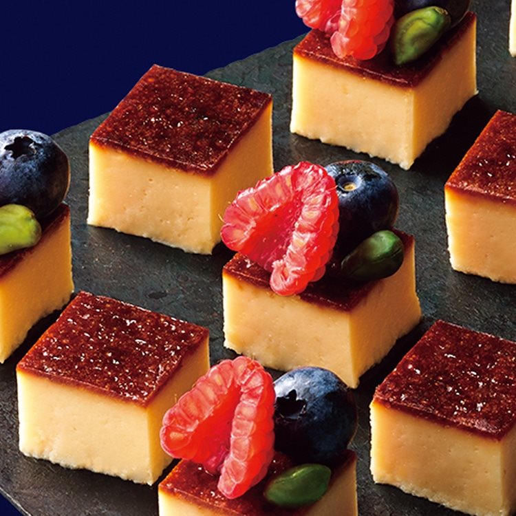 【冷凍】カット済みケーキバスクチーズ(北道産クリームチーズ) 539G