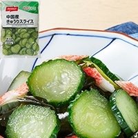 【冷凍】中国産きゅうりスライス(自然解凍) 500G