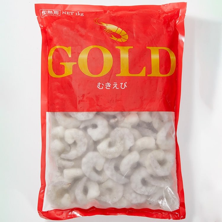 【冷凍】GOLDバナメイむきえび IQF 41/50 1KG