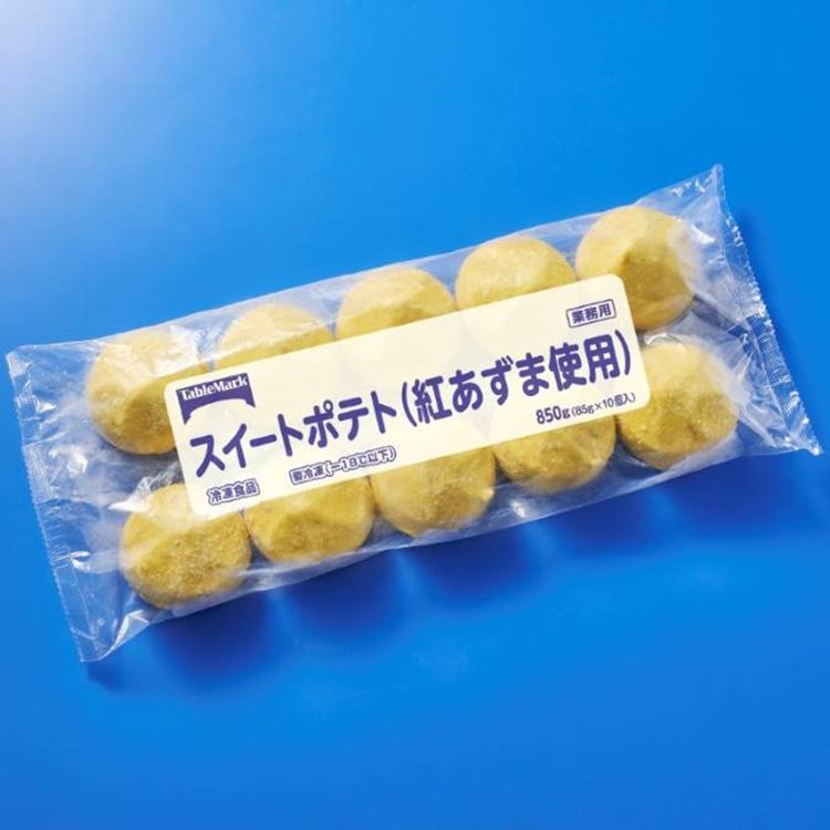 【冷凍】【在庫限】スイートポテト(紅あずま使用) 約85G　10食入