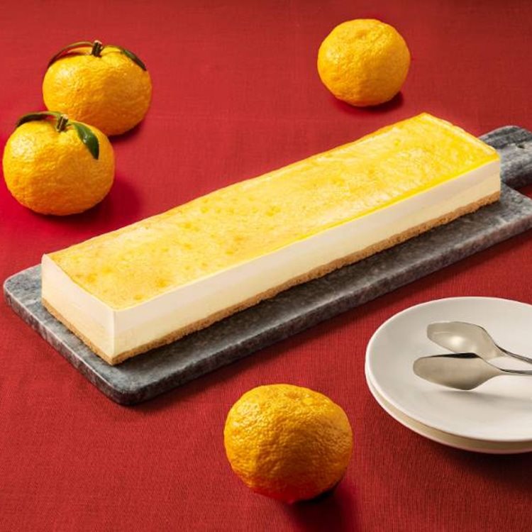 【冷凍】FCケーキ 国産柚子のホワイトチョコケーキ 約550G