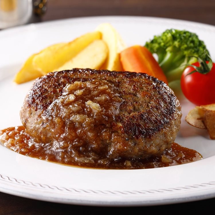 【冷凍】JG鉄板焼ビーフハンバーグ 130G　10食入