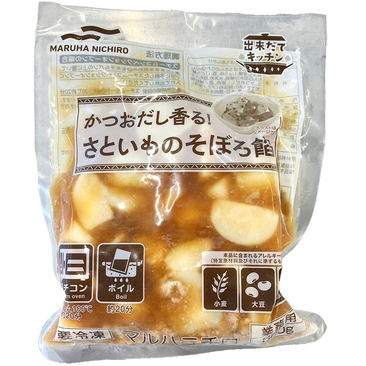 【冷凍】かつおだし香る!さといものそぼろ餡 500G