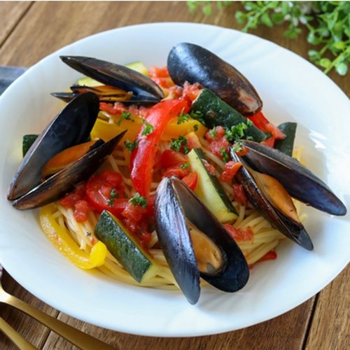 【冷凍】チリ産 ムール貝 殻付 500G