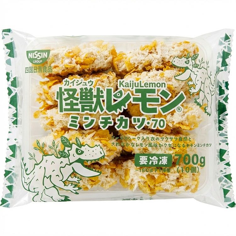 【冷凍】怪獣レモンミンチカツ 70G　10食入