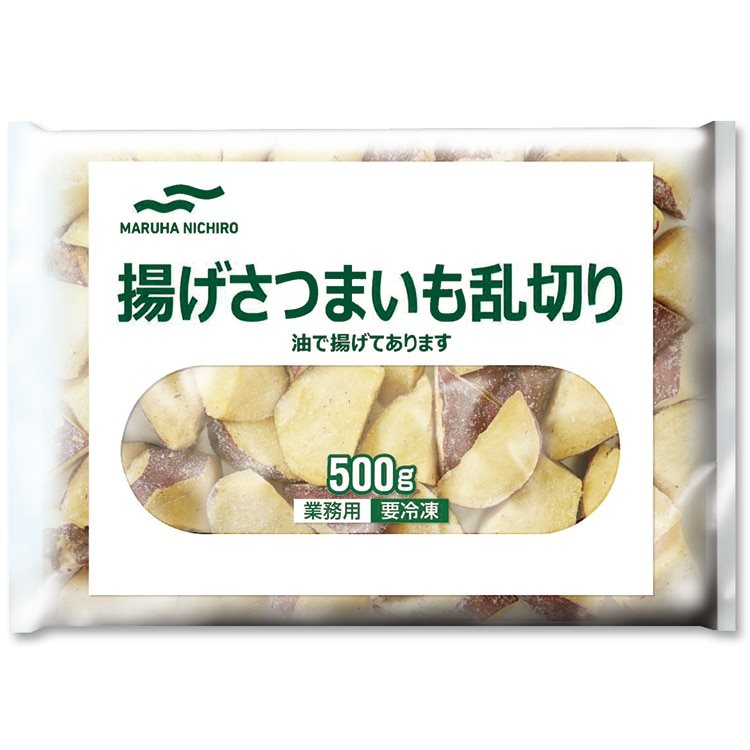 【冷凍】揚げさつまいも乱切り 500G