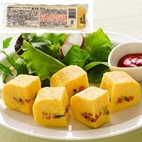 【冷凍】国産野菜入りオムレツ(カット済) 300G
