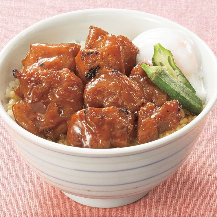 【冷凍】QM炭火焼鳥丼の具(たれ味) 140G　5食入