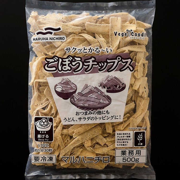 【冷凍】サクッとかる〜い ごぼうチップス 500G