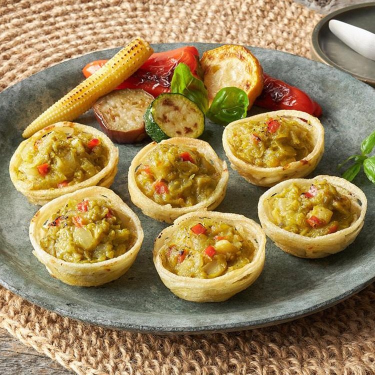 【冷凍】ポテトカップディッシュ(グリーンカレー味) 18G