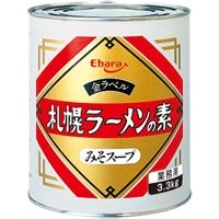 【常温】札幌ラーメンの素みそスープ 金ラベル 1号缶