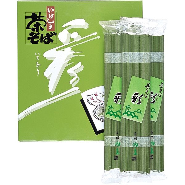 【常温】茶そば 彩 120G　10食入