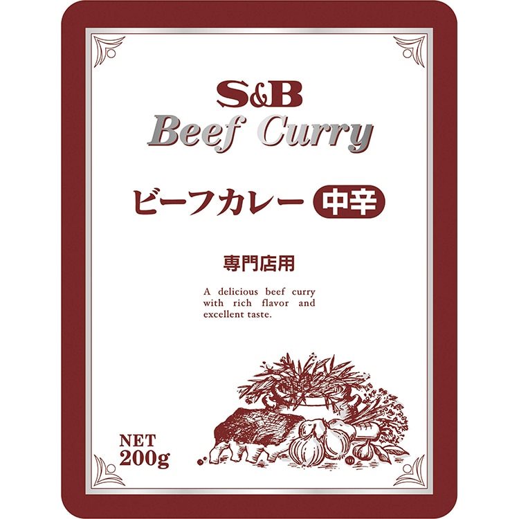 【常温】ＧＦ専門店ビーフカレー中辛 200G　30食入
