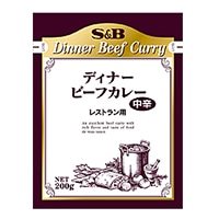 【常温】GFレストランディナービーフカレー中辛 200G　30食入