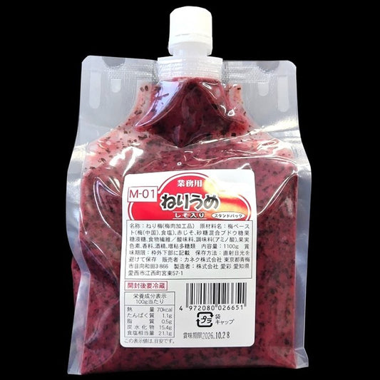 【常温】M-01 ねりうめ(しそ入り) 1.1KG