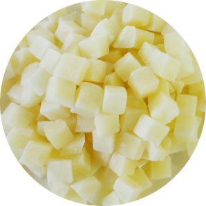 【冷凍】ダイスカットポテト9.5mm  1KG