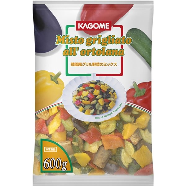 【冷凍】菜園風グリル野菜のミックス 600G