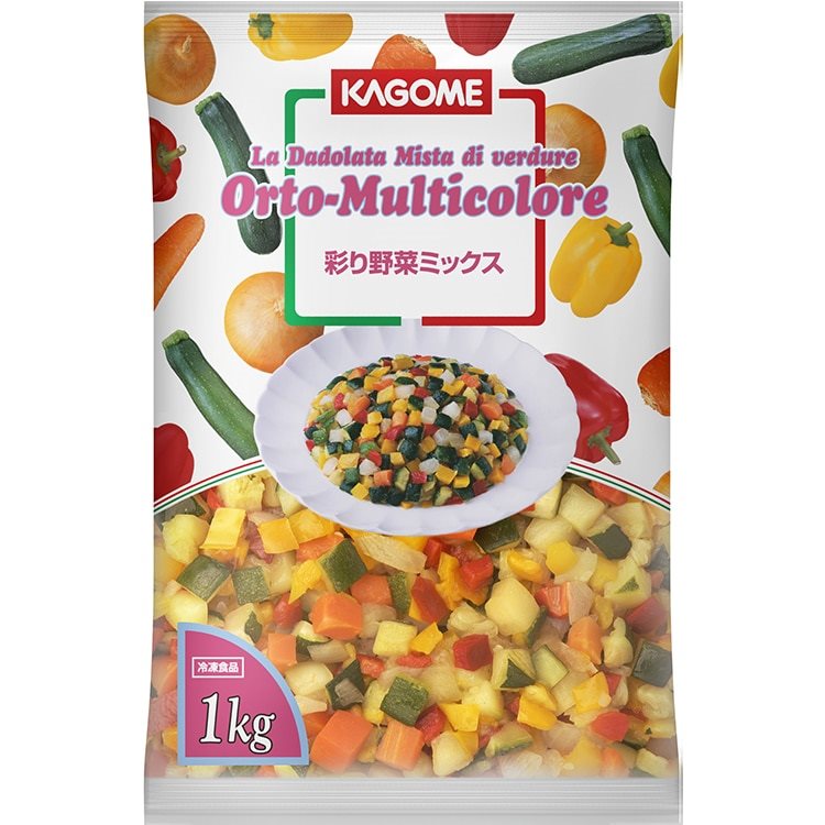 【冷凍】【在庫限】彩り野菜ミックス 1KG
