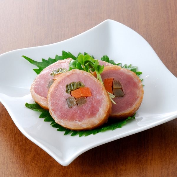 【冷凍】紅茶鴨ジャンボ三色巻 550G
