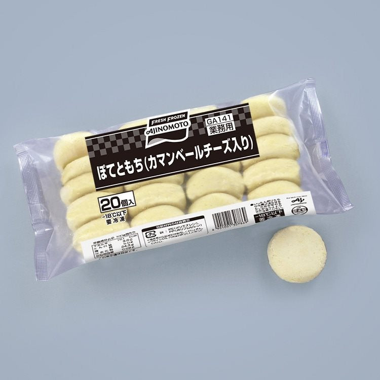 【冷凍】ぽてともち(カマンベール入) 40G　20食入