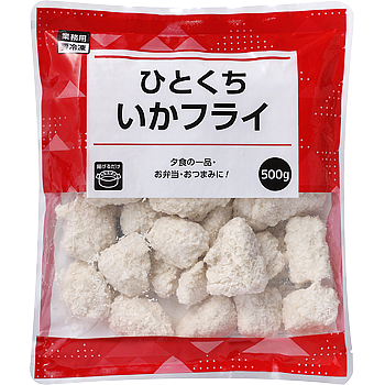 Vandro ひとくちいかフライ 500g ×1 袋 (Vandroロゴ付包装)