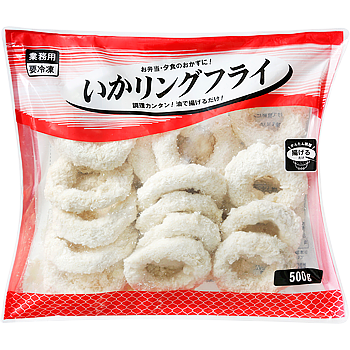 Vandro いかリングフライ 500g ×3 袋 (Vandroロゴ付包装)