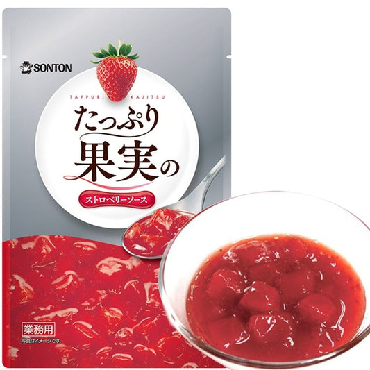【冷蔵】たっぷり果実のストロベリーソース 500G