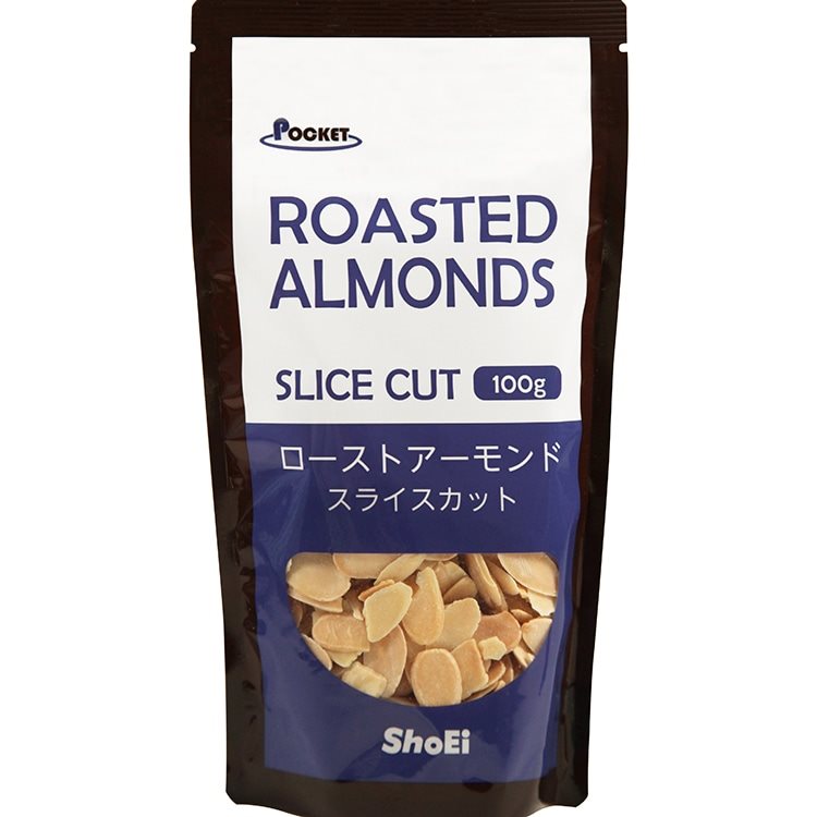 【常温】POCKETローストスライスアーモンド 100G