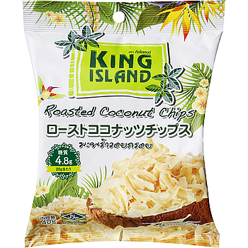 Vandro ローストココナッツチップス 40g ×3 袋 (Vandroロゴ付包装)