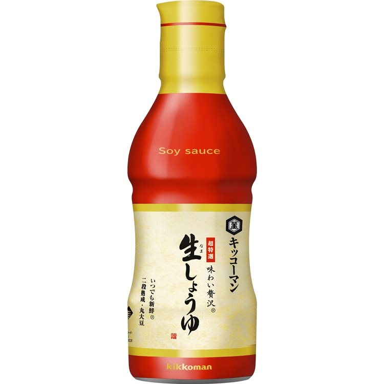 【常温】超特選 味わい贅沢生しょうゆ業務用 330ML