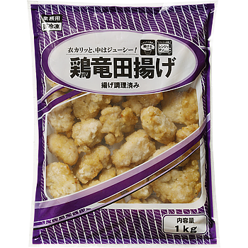 Vandro 鶏竜田揚げ 1kg ×12 袋 (Vandroロゴ付包装)