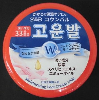 コウンバル　フットクリームモイスチャー　１００ｇ×3パック